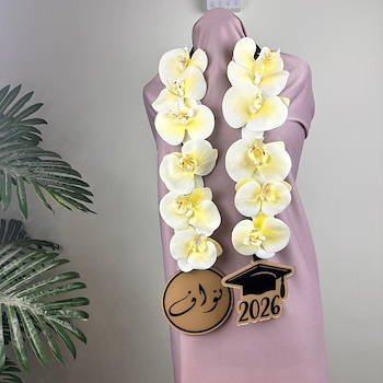 Customized Orchid Necklace