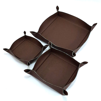 Brown Organizer Tray Set