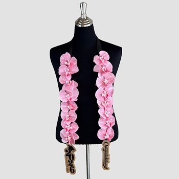 Pink Orchid Necklace 2
