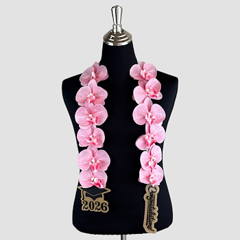 Pink Orchid Necklace