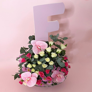 Pink Letter Bouquet