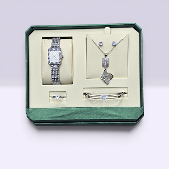 Sparkling Silver Set
