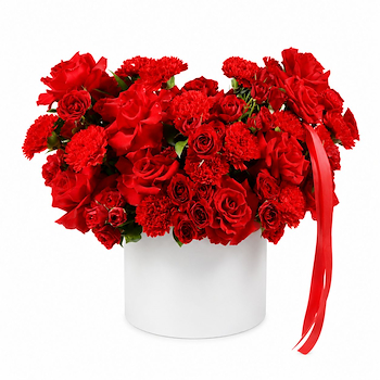 Scarlet Luxe Floral Box