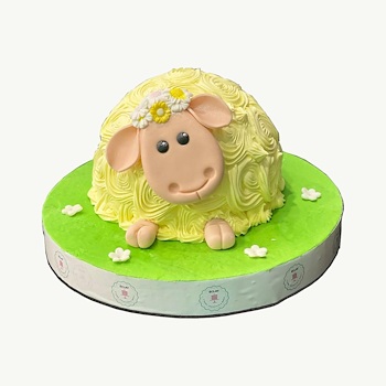 White Sheep Cake