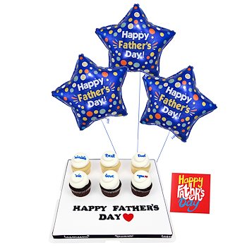 Cupcakes & Balloons Set