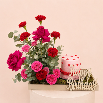 Pink Love Cake