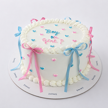 Gender Reveal Cake