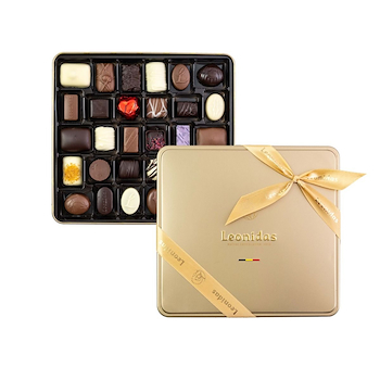 Golden Metal Box (30 Pieces)