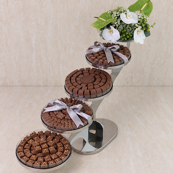 Cascading Five-Tier Stand