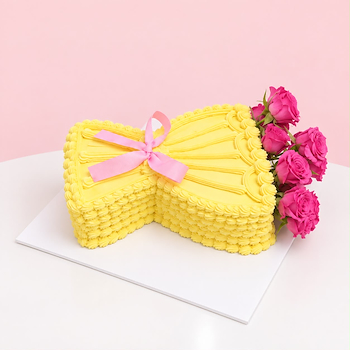 Sunny Ribbon Cake
