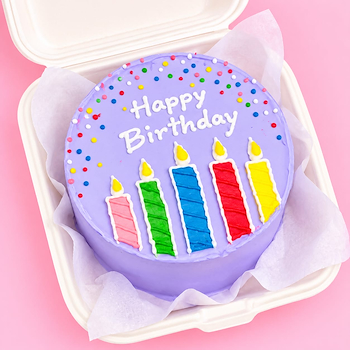 Purple Bento Cake