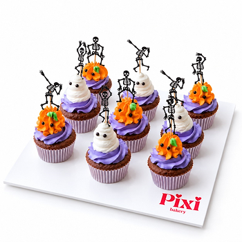 Spooky Chocolate Cupcakes