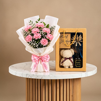 Pink Cuddles Gift Set